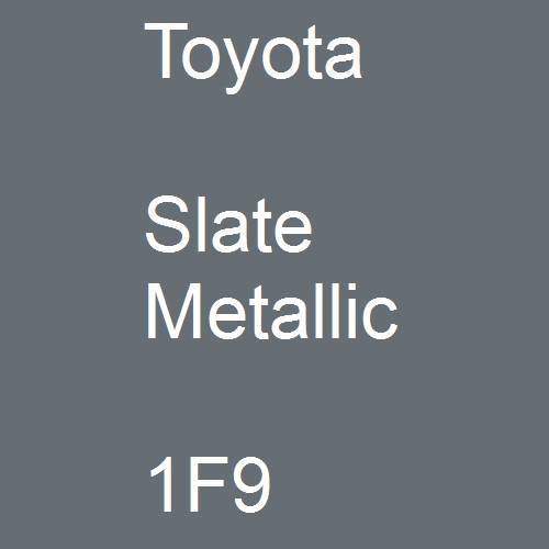 Toyota, Slate Metallic, 1F9.